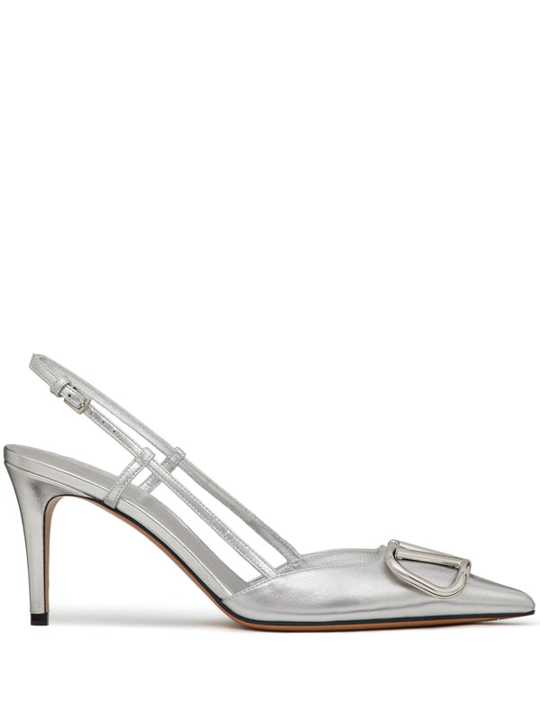 Valentino Garavani VLogo Signature 80mm slingback pumps