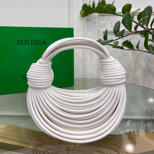 Bottega Venete Double Knot Bag-white