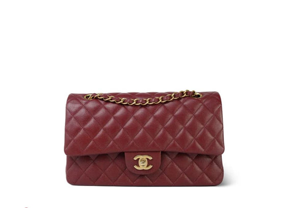 Chanel Classic Flap Bag - Shiny Caviar Leather - 25.5 cm