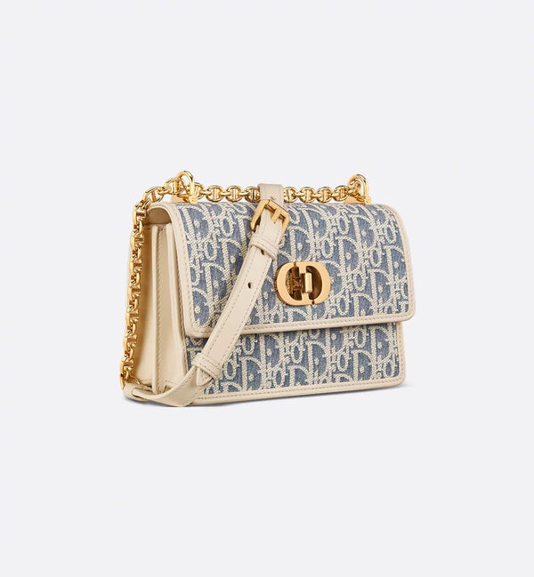 ميس كارو ميني شنطة قماش وجلد اصلي ديور