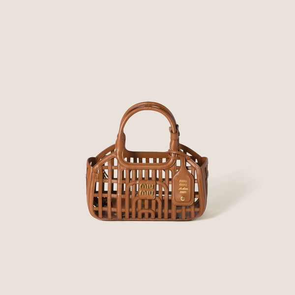 شنطة باسكت ميو ميو جلد 24