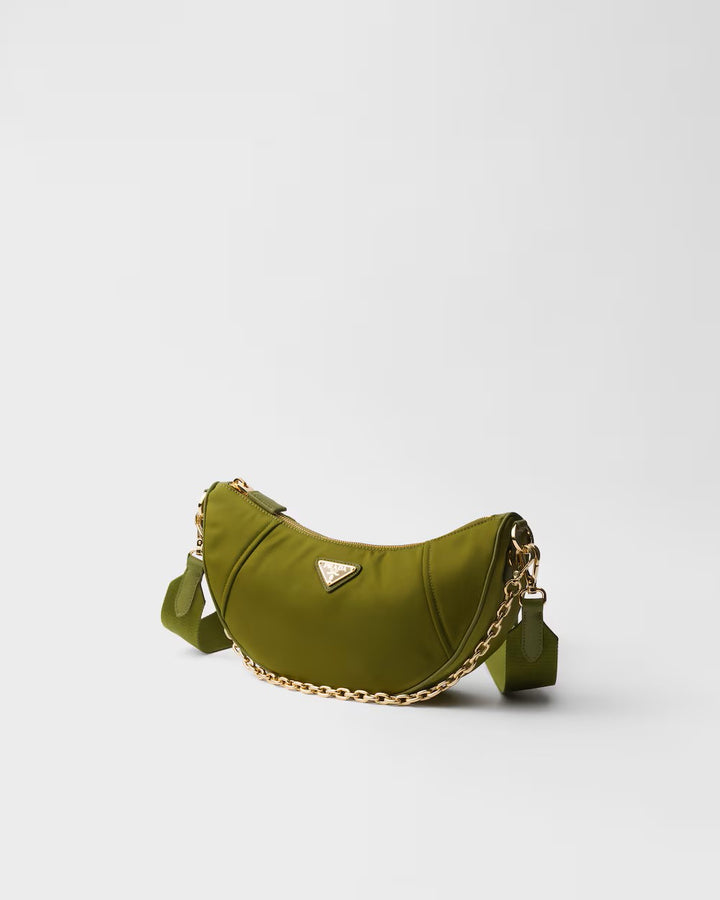 برادا Demi-lune Re-Nylon شنطة كتف مقاس 30cm