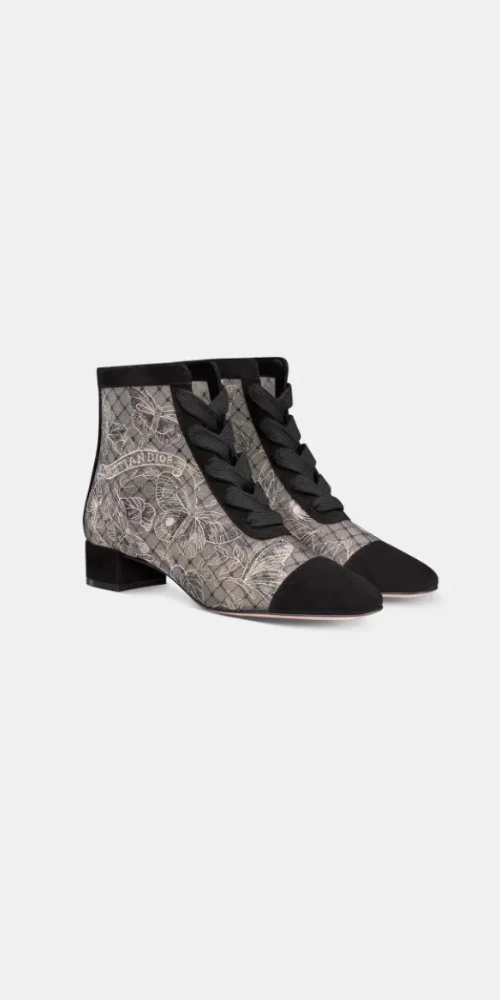 Dior Capture Heeled Ankle Boot -A