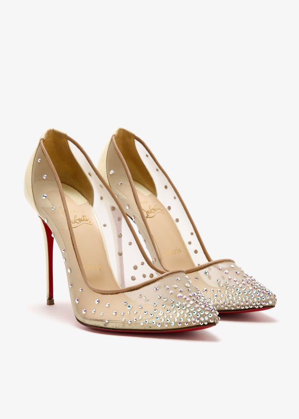 كعب كريستيان لوبوتان شفاف لمظهر أنيق وجذاب